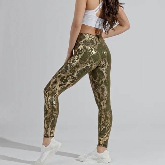 Buffbunny Rebel Legging V2 Olive Gold Viper - Picture 4 of 8